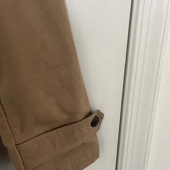 NWOT Express Tan Trench Coat Size Medium - Picture 6 of 8